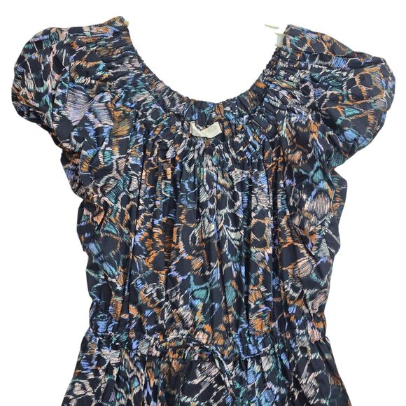 Ulla Johnson Gabi Dress Size 6?/S Starling Feather Midi Puff Sleeve Empire Waist - Picture 7 of 15